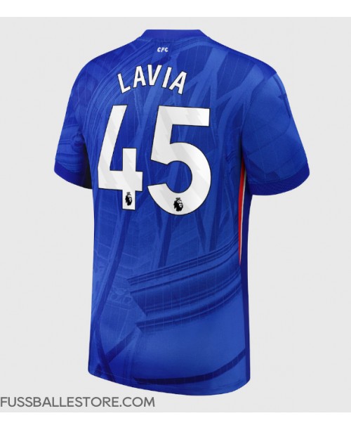 Günstige Chelsea Romeo Lavia #45 Heimtrikot 2025-26 Kurzarm Günstige Chelsea Romeo Lavia #45 Heimtrikot 2025-26 Kurzarm